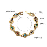 Colourfull Crystal Retro Bracelet